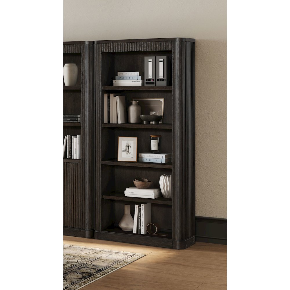 Tulane Executive Open Bookcase, Brown