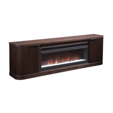 Tulane 76" Fireplace Console, Fully Assembled, Brown