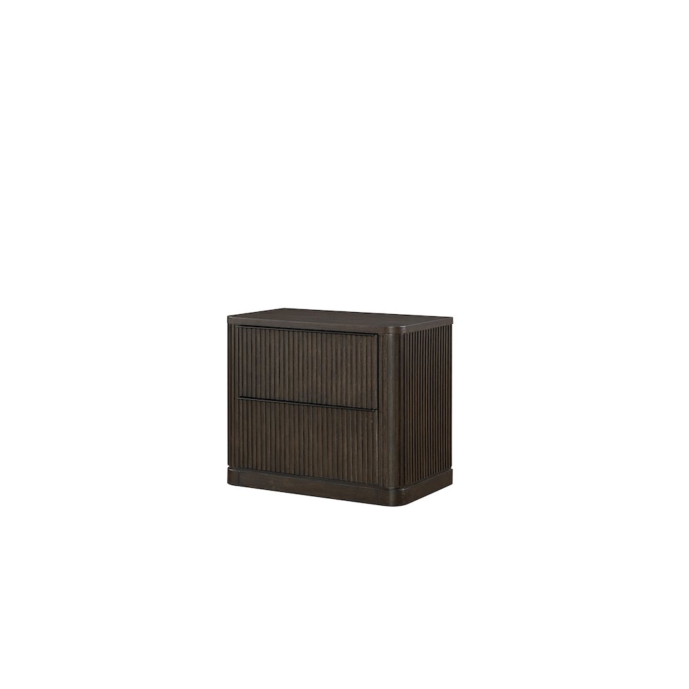 Tulane Wood Lateral File With Legal/Letter File Drawer, Brown