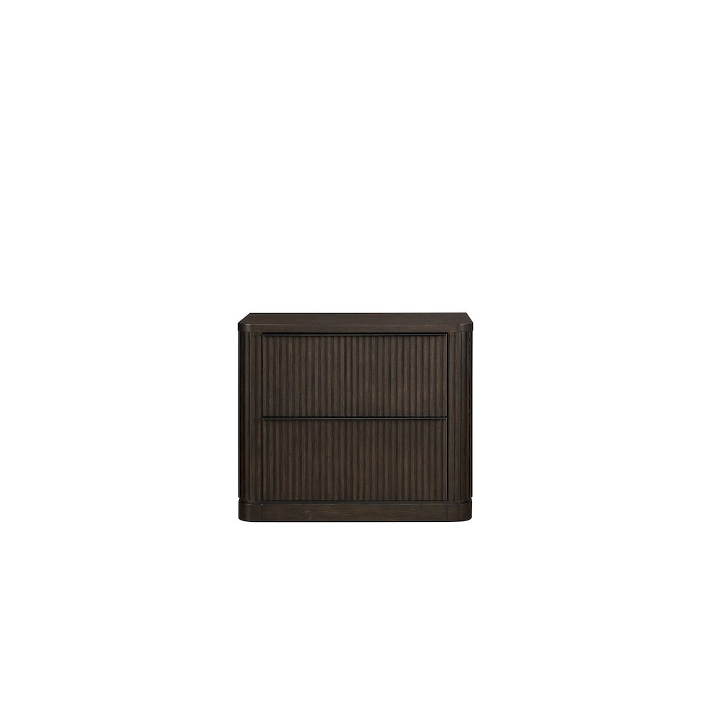Tulane Wood Lateral File With Legal/Letter File Drawer, Brown