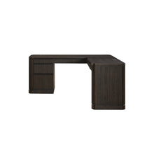 Tulane Pedestal L-Desk, Pedestal L-Desk with Open Return
