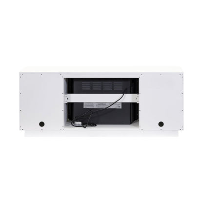 Uptown 60" Fireplace Console, Fully Assembled, White