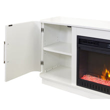 Uptown 60" Fireplace Console, Fully Assembled, White