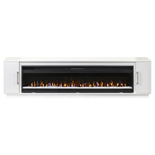 Uptown 84" Fireplace Console, Fully Assembled, White