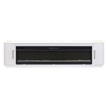 Uptown 96" Fireplace Console, Fully Assembled, White