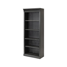 Traditional Wood Open Bookcase, Office Storage