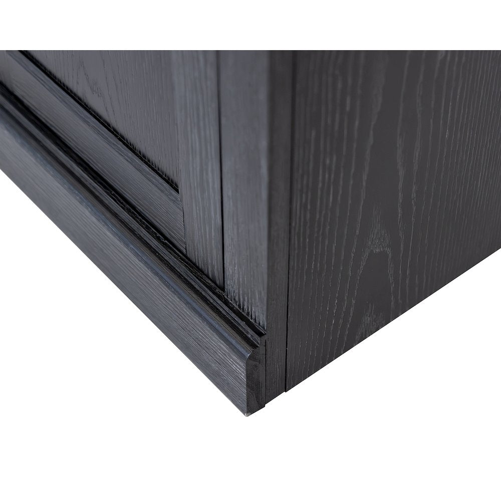 Traditional Wood Bookcase with Doors, Office Storage