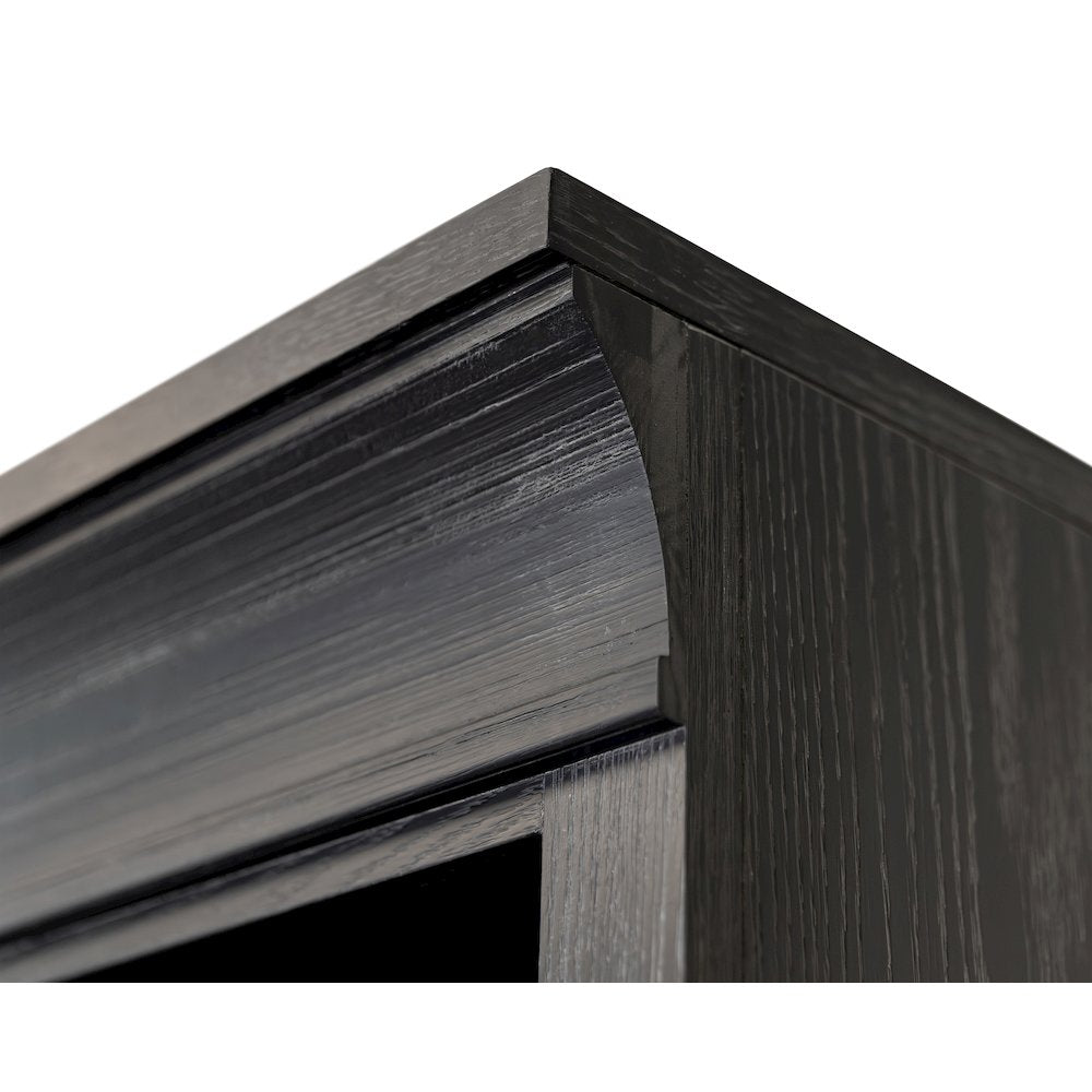 Traditional Wood Bookcase with Doors, Office Storage