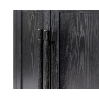 Traditional Wood Bookcase with Doors, Office Storage