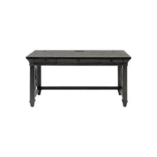 Traditional Wood Writing Desk, Office Table with Drawers