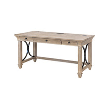 Traditional Wood Writing Desk, Office Table with Drawers