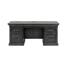 Traditional Wood Executive Desk, Storage Office Credenza