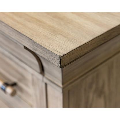 Traditional Wood Executive Desk, Storage Office Credenza
