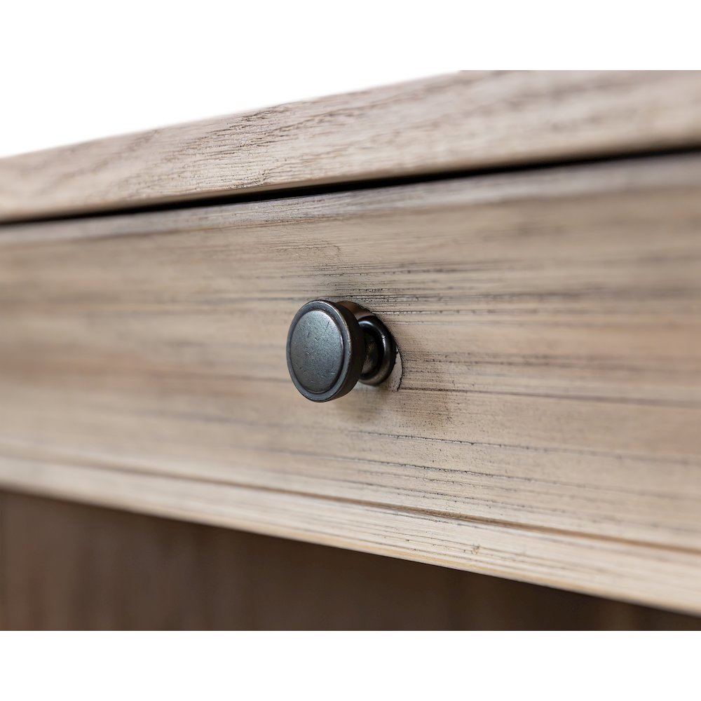 Traditional Wood Executive Desk, Storage Office Credenza