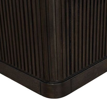 Tulane Wood Lateral File With Legal/Letter File Drawer, Brown