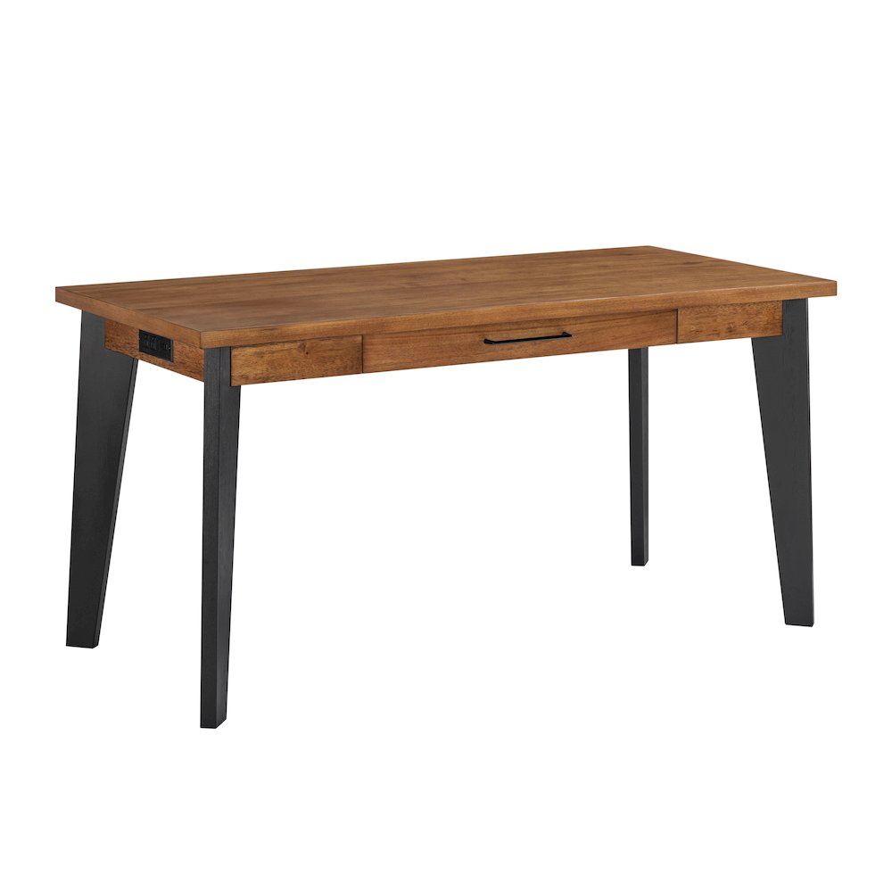 Avery Modern Writing Desk, Rich Medium Brown