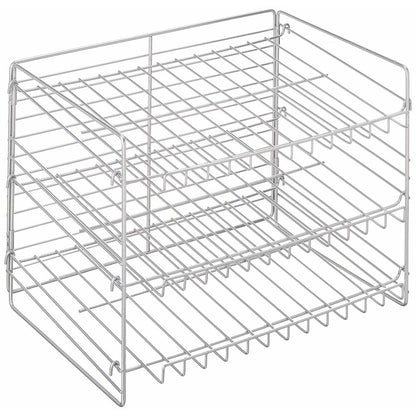 Iron Wire Storage Rack (Chrome)