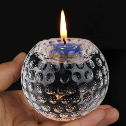 Golf Ball Tea Lite Candle Holder 3" Diameter