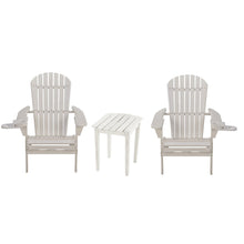 Foldable Adirondack Chair With Cup Holder Bristro Set