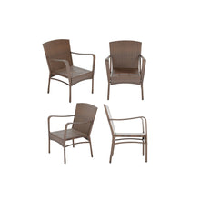 Leisure Collection Outdoor Garden Patio Furniture 4Pc Chair Set