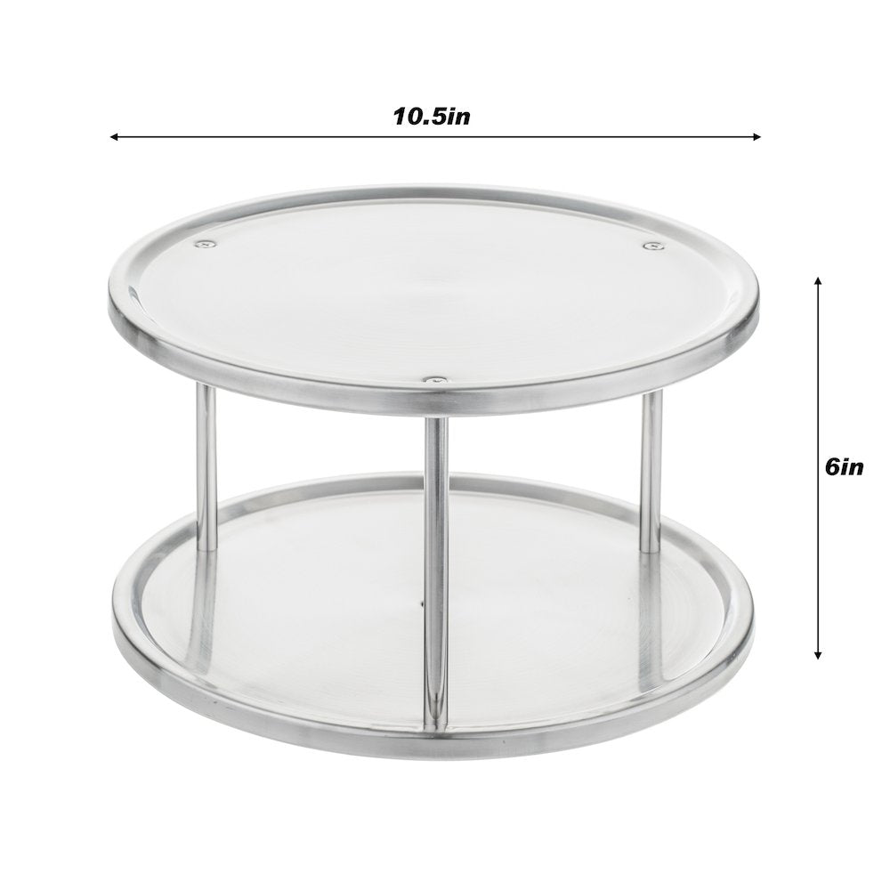Stainless Steel Two-Tier Turn