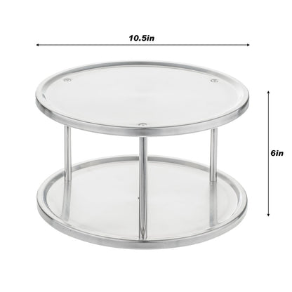 Stainless Steel Two-Tier Turn