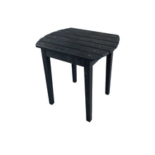 Sky Blue Solid Wood Side Table