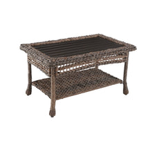 Faux Sea Grass Resin Rattan Coffee Table