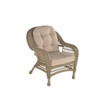 Outdoor Garden Patio 4 Pc Cappuccino Furniture Conversation Set