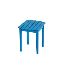 Sky Blue Solid Wood Side Table