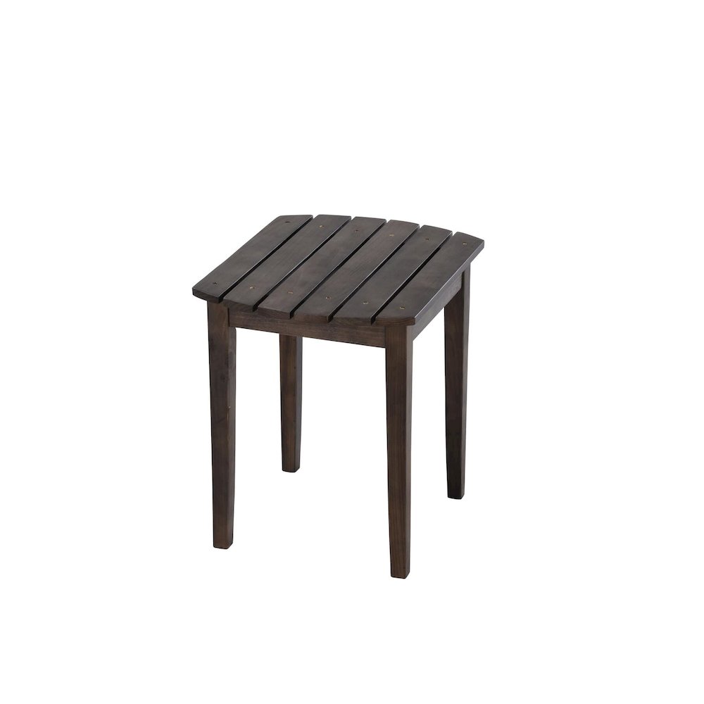 Canvas Sling Chair With Cup And Wine Holder And End Table
