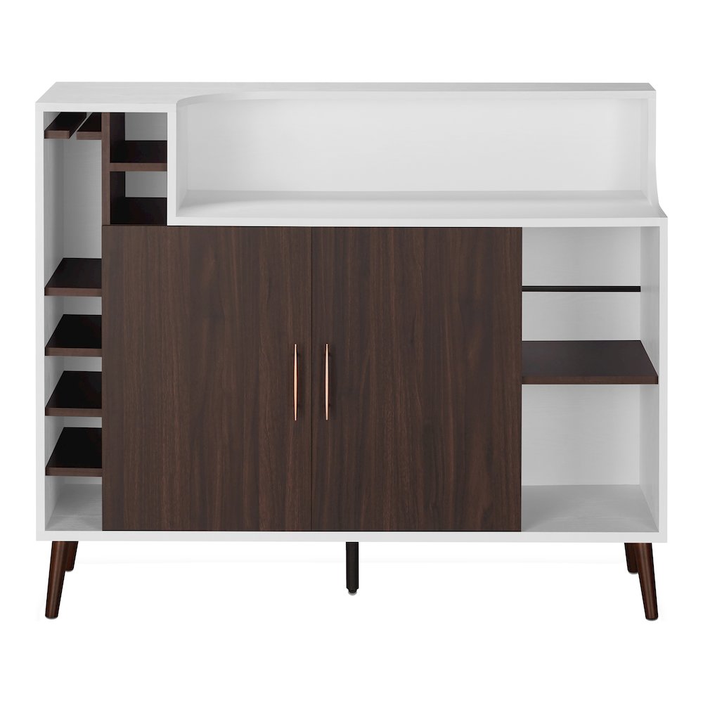Reid Modern Wood Multi-Storage Buffet in White