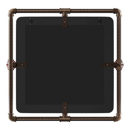 Harimon Rectangle Wood Wall Mirror
