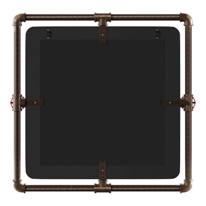 Harimon Rectangle Wood Wall Mirror
