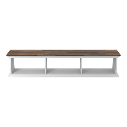 Trina Indoor 3-Shelf Wood Wall-Mounted Floating TV Console
