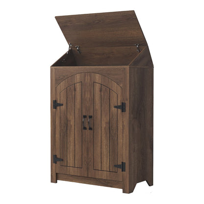 Amos 2-Door Wood Shoe Cabinet