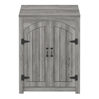 Amos 2-Door Wood Shoe Cabinet