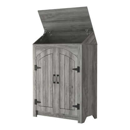 Amos 2-Door Wood Shoe Cabinet