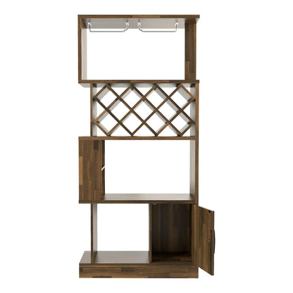 Arlo 11-Bottle Wood Wine Cabinet