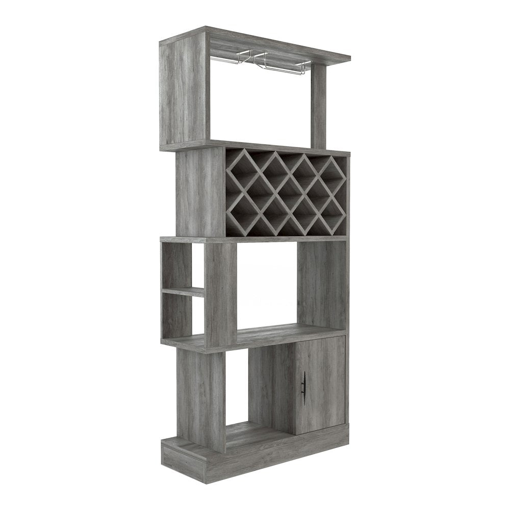 Arlo 11-Bottle Wood Wine Cabinet