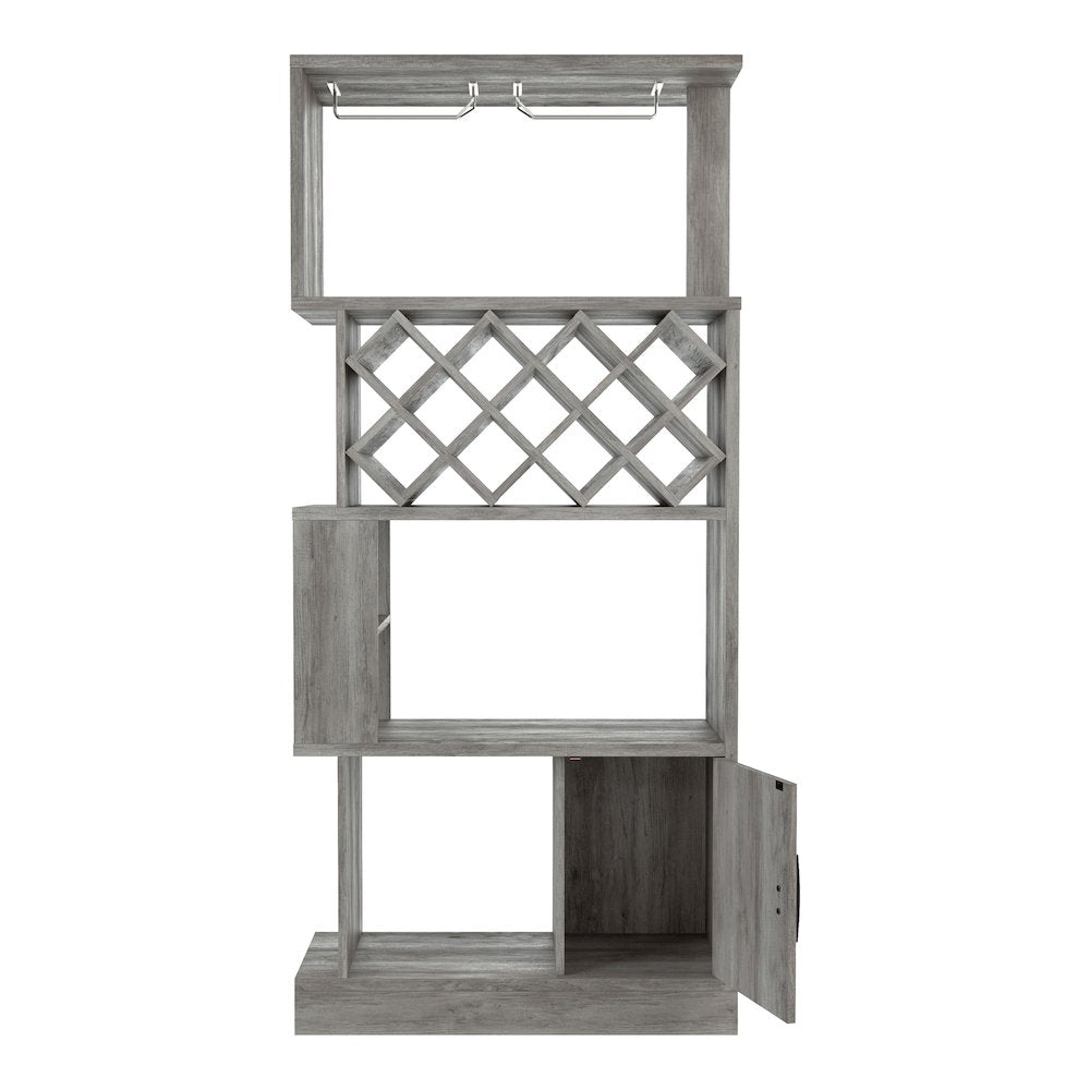 Arlo 11-Bottle Wood Wine Cabinet