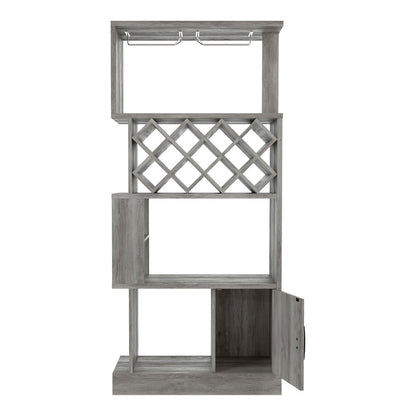 Arlo 11-Bottle Wood Wine Cabinet