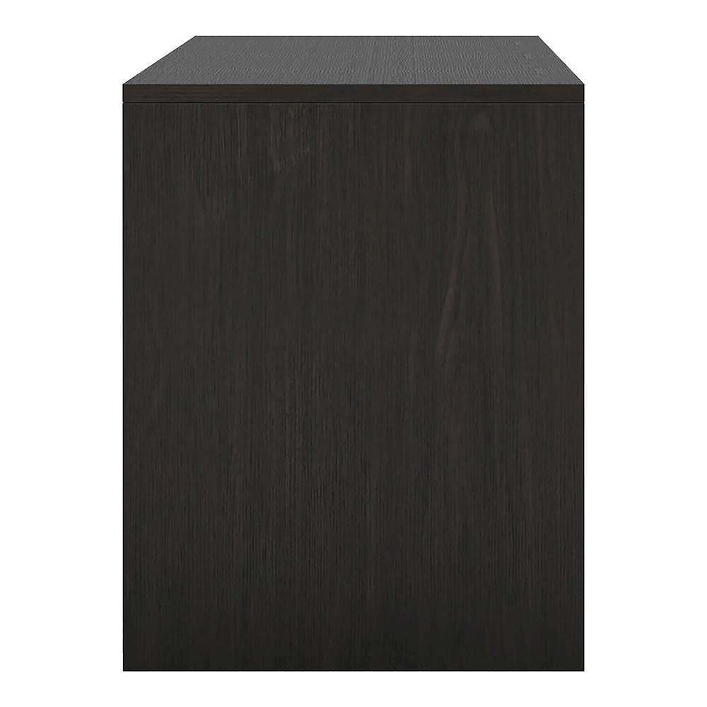 Elm Wood TV Stand with Cable Management in Espresso