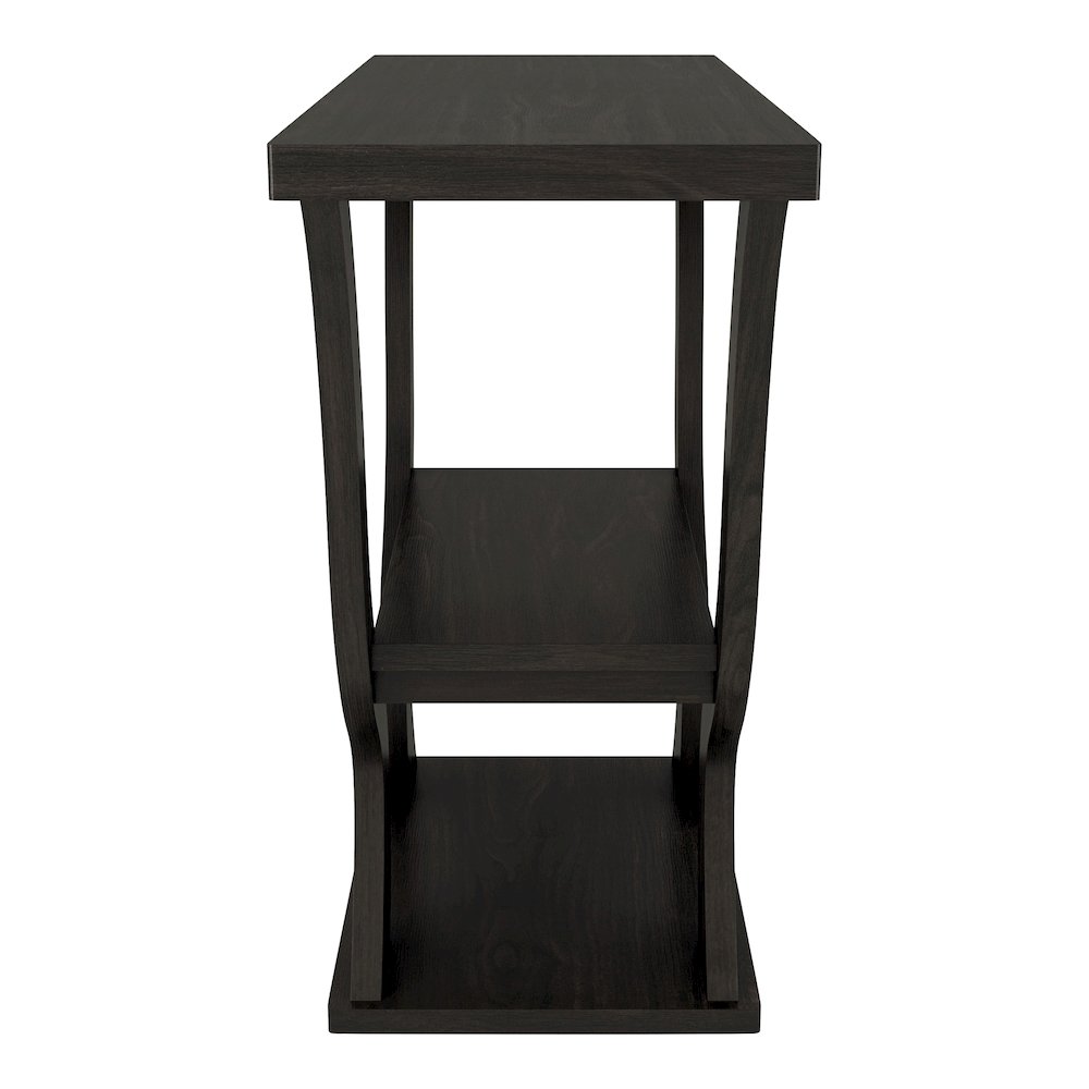 Bell Wood Console Sofa Entrance Table in Espresso