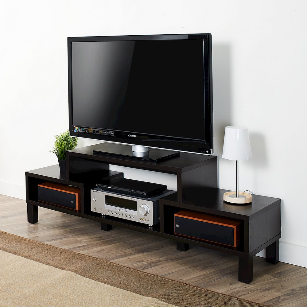 Merino Modern Wood 60-Inch TV Stand in Brown