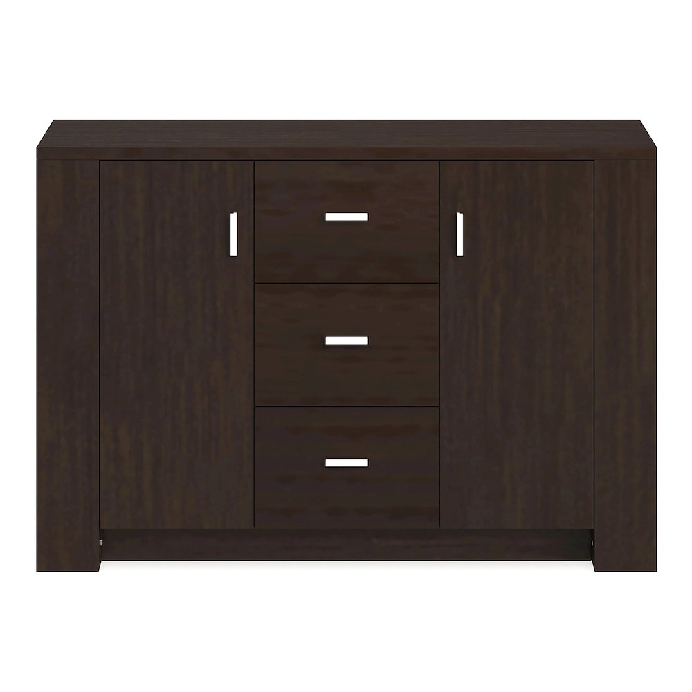 Nathan Modern Wood Multi-Storage Buffet in Cappuccino