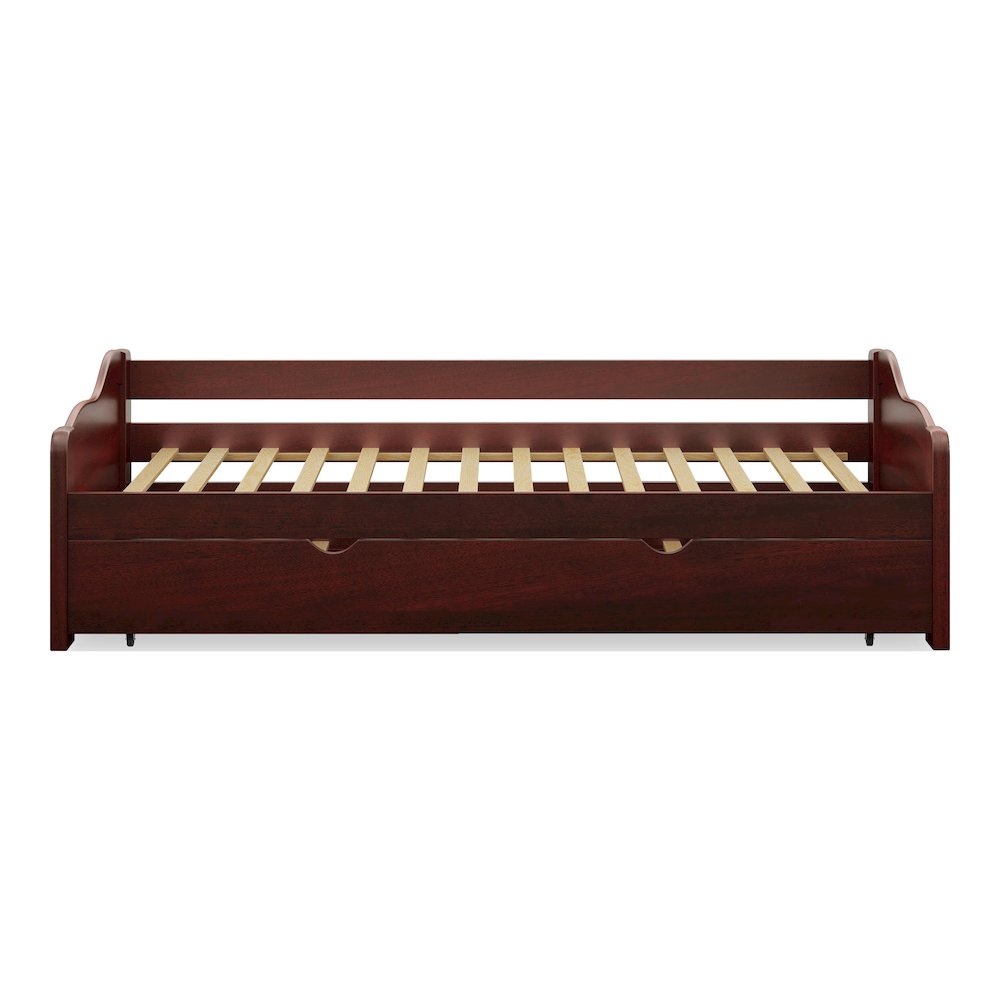 Bateman Wood Daybed with Trundle in Cherry
