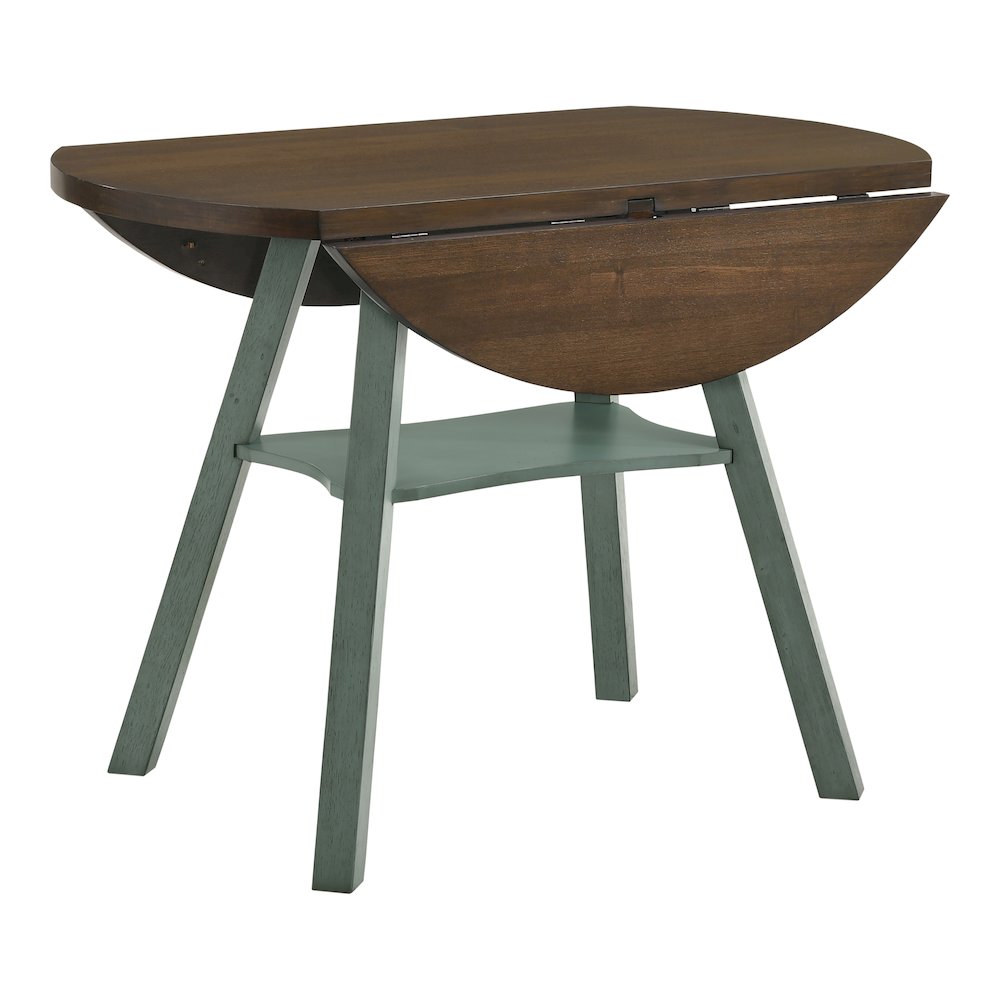 Elda Wood Drop-Leaf Counter Height Dining Table