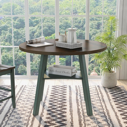 Elda Wood Drop-Leaf Counter Height Dining Table