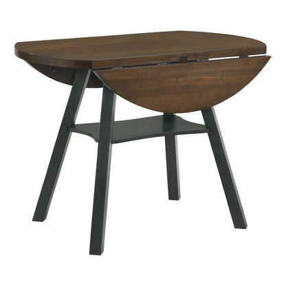Elda Wood Drop-Leaf Counter Height Dining Table